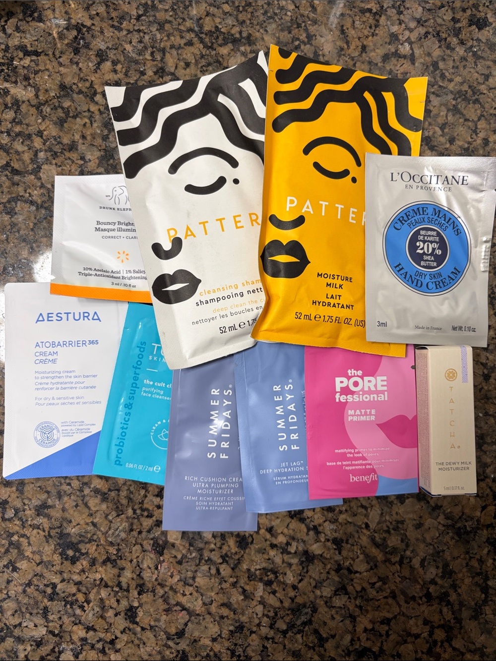 Face and Hair Trial Size Products
